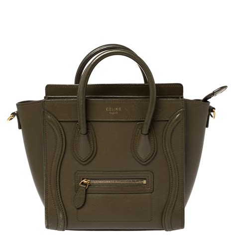 celine pop green box bag|pre owned celine bags.